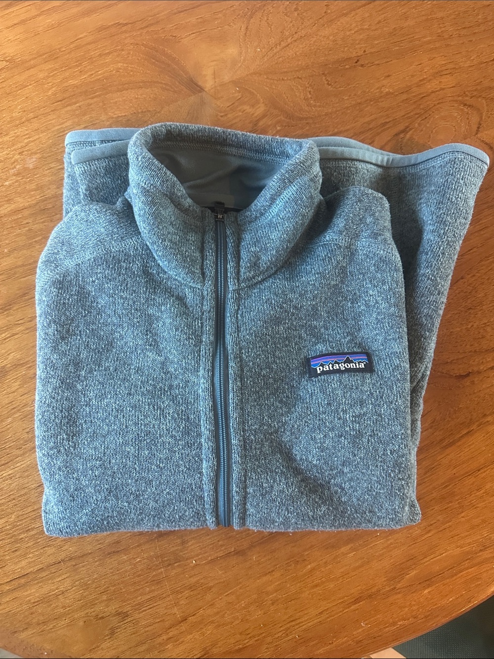 Patagonia Heather Blue Full-Zip Better Sweater Fleece Jacket